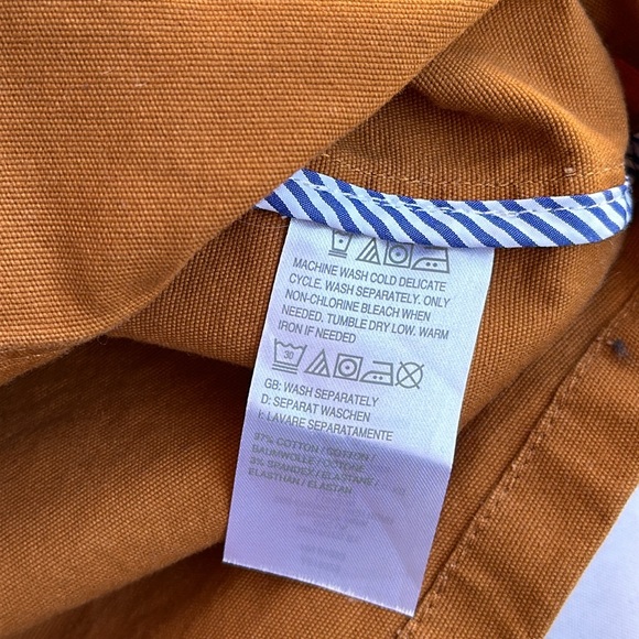 Joan Rivers Corduroy Trim Field Jacket Ginger Brown Utility Coat Size M - Picture 12 of 14